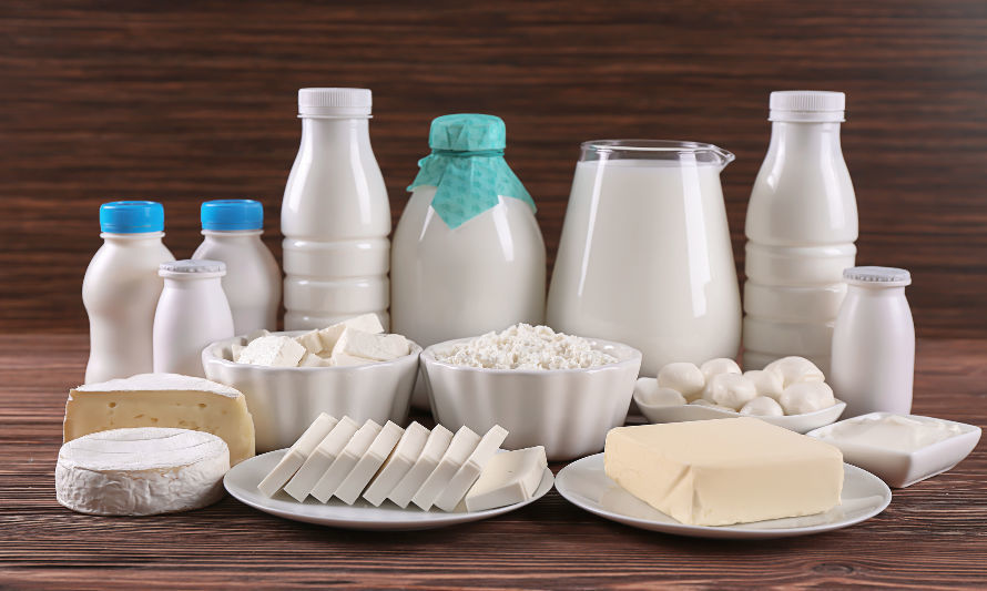 Uso o aplicación de gases para la preservación de productos lácteos